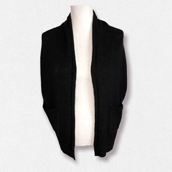 Gap Black Knit Sweater Vest medium - Picture 1 of 11
